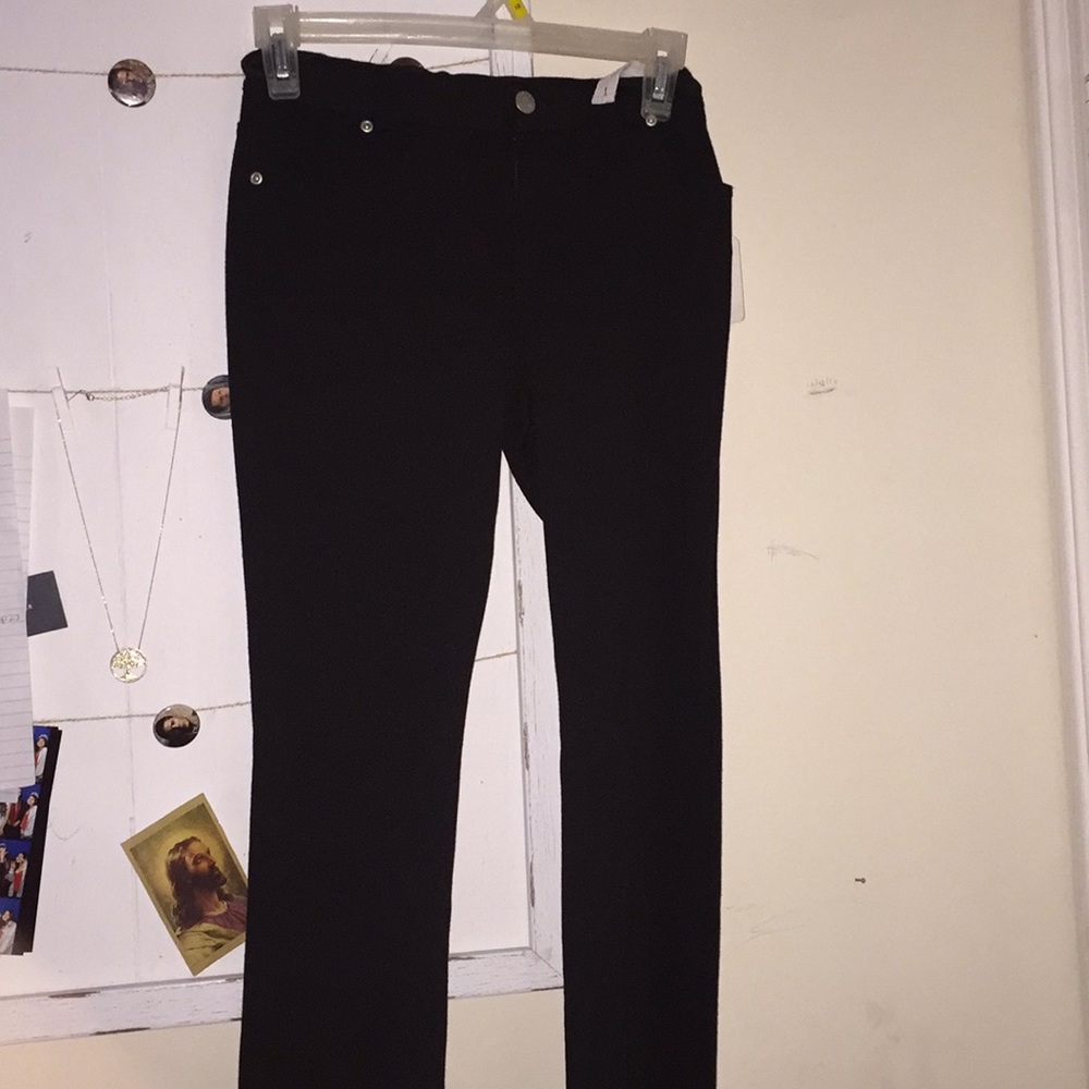 Faded glory black jeggings